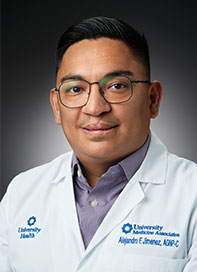 Headshot of Alejandro Jimenez, AGNP